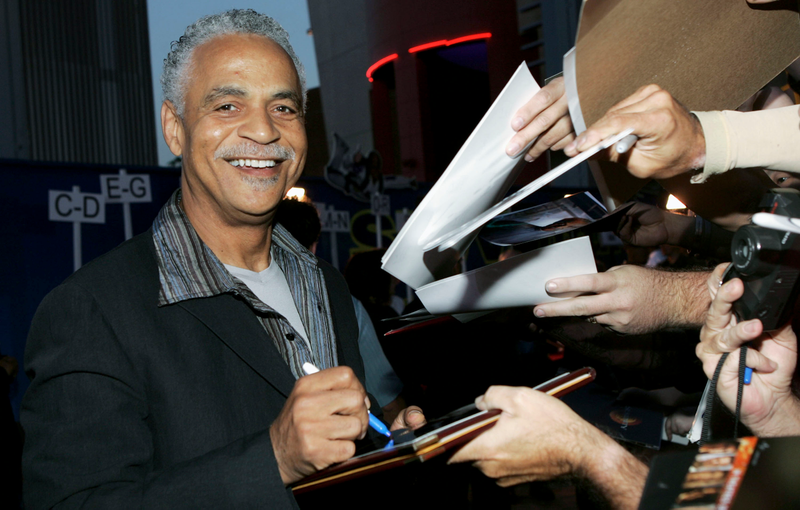 Ron Glass signs autographs at the Universal Pictures premiere of Serenity, held at Universal Studios in Los Angeles on Sept. 22, 2005.Frazer Harrison/Getty Images